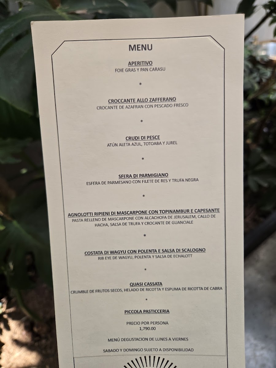 Osteria del Becco Menu - Image 2