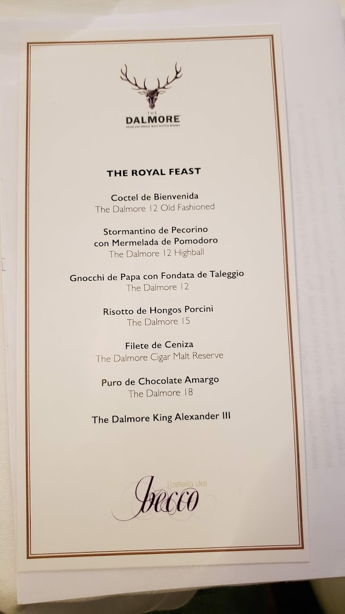 Osteria del Becco Menu - Image 6